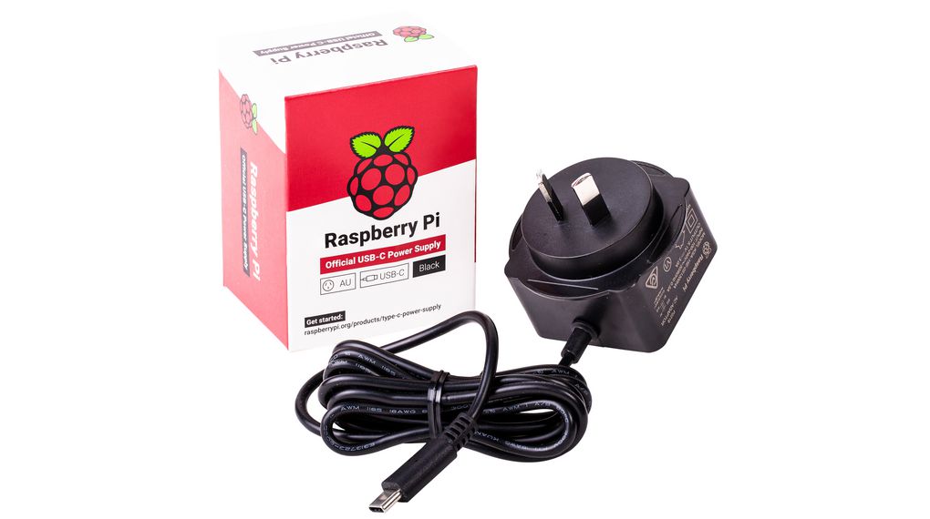 Rpi4 Psu Au Black Bulk Raspberry Pi Chargeur 5 V 3 A Usb Type C Prise Au Noir 8096